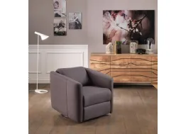 Poltrona relax Magic in ecopelle effetto vintage di Stones