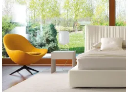 Poltrona di design in tessuto Soor di Desirèe