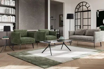 Divano a due posti in tessuto Boon Loveseat di Le Comfort