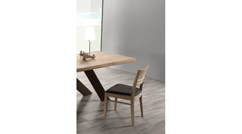Sedia Amelie in legno di Pizzolato