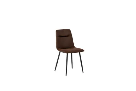 Sedia con struttura in metallo completamente rivestita in ecopelle Lea di Stones
