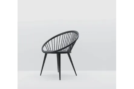 Sedia di design in legno Hashi Fratelli Mirandola