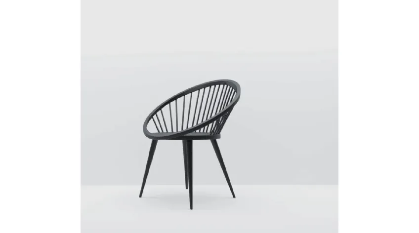 Sedia di design in legno Hashi Fratelli Mirandola