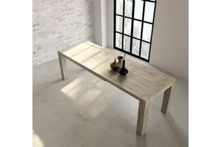 Tavolo Art 1401 Acheo in legno di abete di Fratelli Mirandola