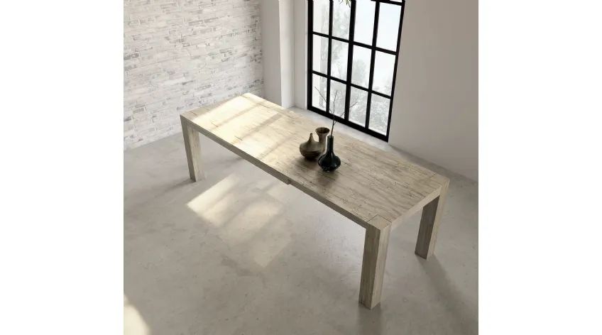 Tavolo Art 1401 Acheo in legno di abete di Fratelli Mirandola