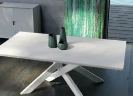 Tavolo Art 1437 Twist in abete spazzolato di Fratelli Mirandola