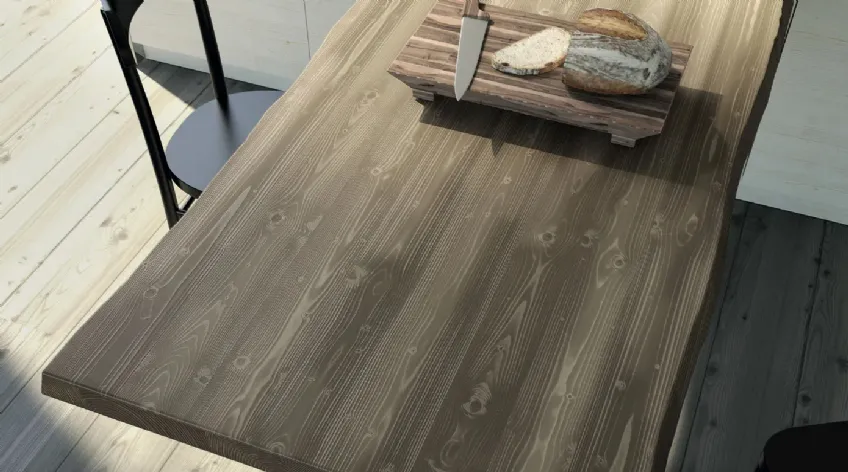 Tavolo Art 824 in legno finitura ossido di Fratelli Mirandola