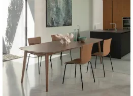 Tavolo a botte in legno Italo di Tonin Casa