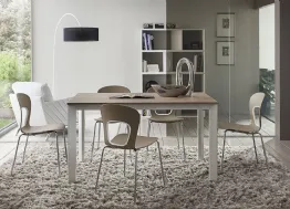 Tavolo allungabile con top in HLP Mario di La Primavera