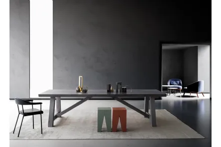 Tavolo Master in legno massello di Rovere di Devina Nais