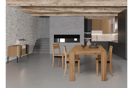 Tavolo Mini Brooklin in Rovere massello di Devina Nais
