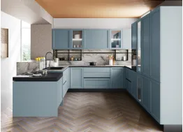 Cucina Classica Contempo angolare in laccato opaco di Creo
