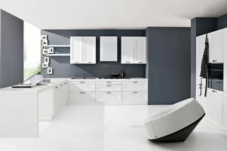 Cucina Classica Country 10 Frassino Bianco di GM Cucine