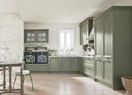 Cucina Classica Country 5 Grigio Muschio di GM Cucine