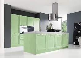 Cucina Classica Country 9 Verde Chiaro di GM Cucine