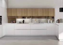 Cucina Design ad angolo Telero 03 di Euromobil