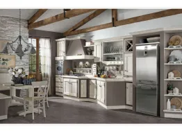 Cucina in muratura Anita bianco anticato di Lube