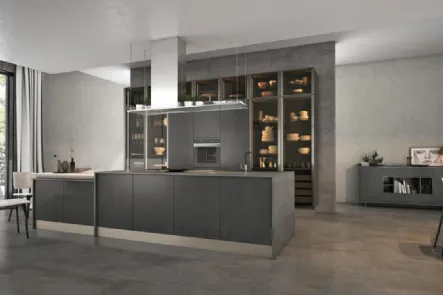 Cucina moderna Clover Clover 16 di Lube
