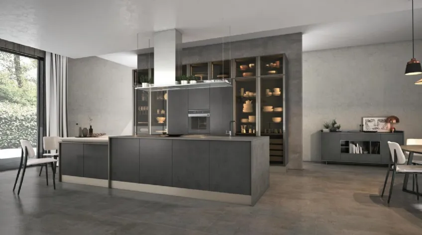 Cucina moderna Clover Clover 16 di Lube