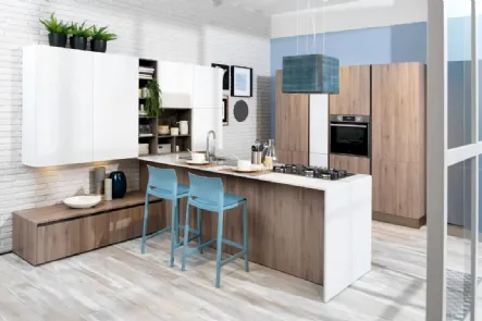 Cucina Ank Rovere Corteccia di Creo