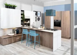 Cucina Ank Rovere Corteccia di Creo