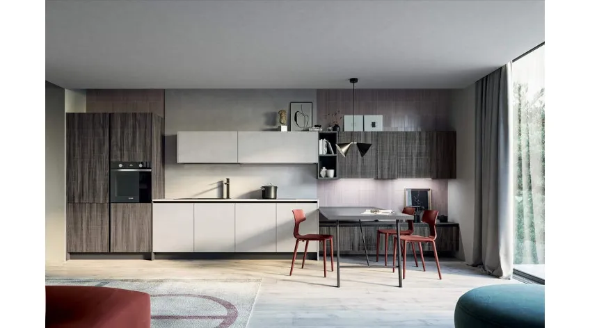 Cucina Moderna Domino Composizione 03 di Prima Cucine