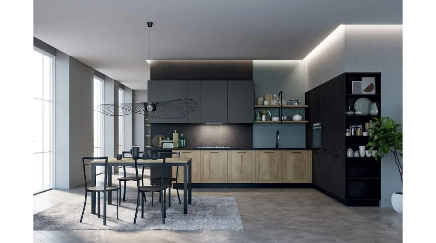 Cucina Moderna Domino Composizione 05 di Prima Cucine