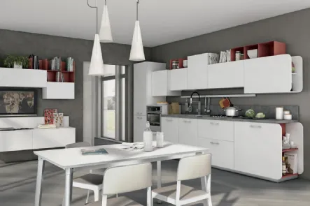 Cucina moderna Immagina Plus 23 di Lube