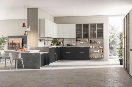 Cucina moderna Immagina Plus 26 di Lube