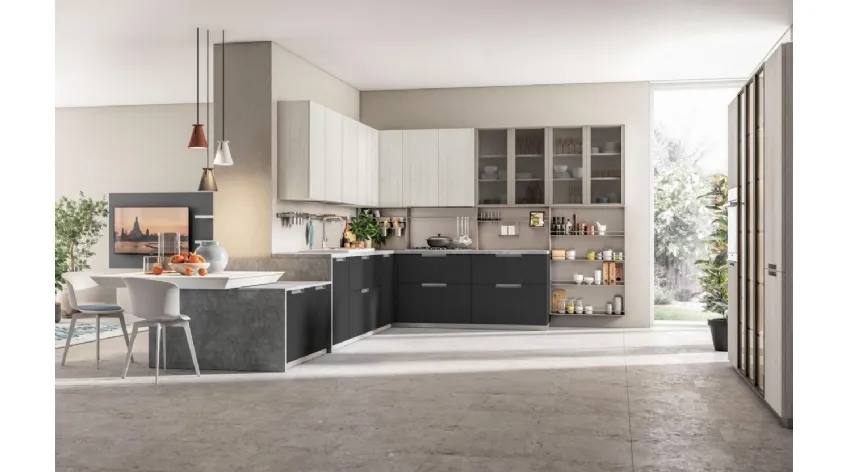 Cucina moderna Immagina Plus 26 di Lube