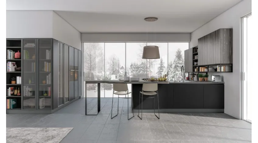 Cucina moderna Immagina Plus 24 di Lube