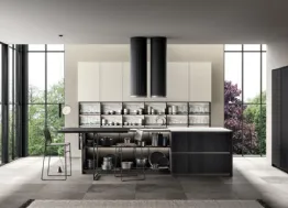 Cucina Moderna Immagina Wood 02 di Lube
