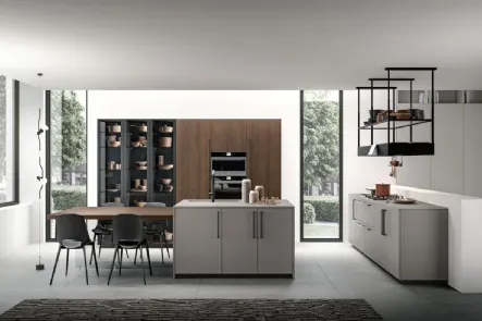 Cucina Moderna Immagina Wood 05 di Lube