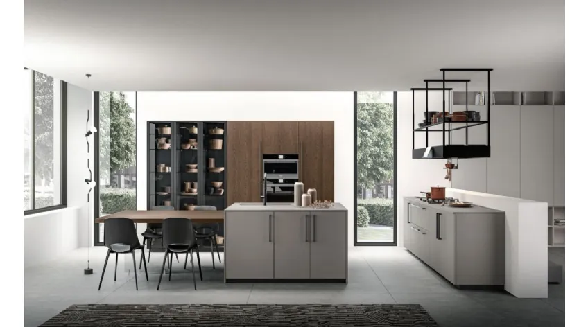 Cucina Moderna Immagina Wood 05 di Lube
