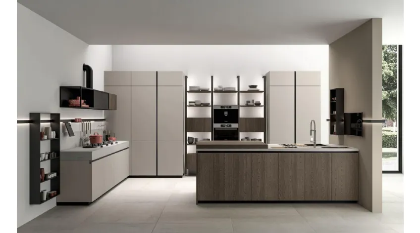 Cucina Moderna Immagina Wood 06 di Lube