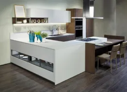 Cucina Moderna Immagina Wood 07 di Lube
