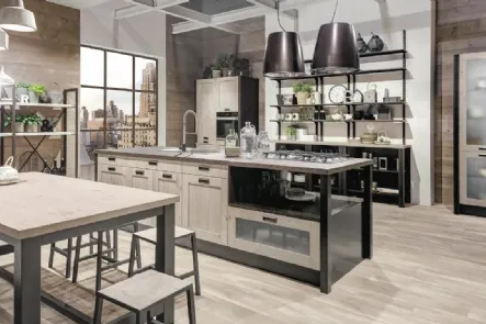 Cucina Kyra Telaio Abete Nordico Bianco di Creo