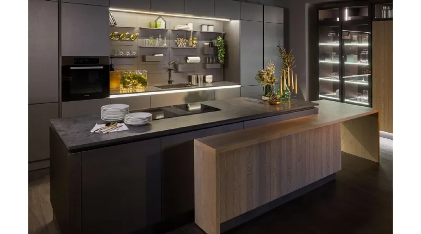 Cucina moderna Clover Design Lux 07 di Lube