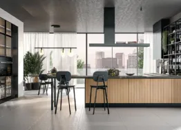 Cucina moderna Clover Design Lux 06 di Lube