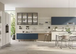 Cucina Moderna ad angolo Round 09 di Lube
