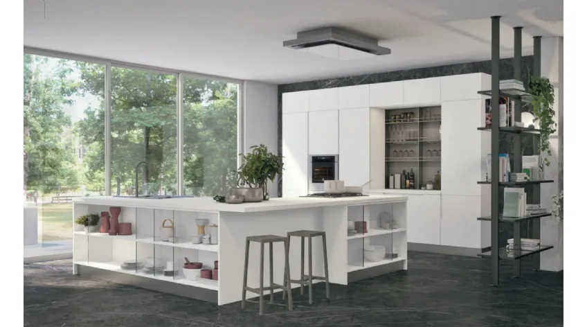 Cucina moderna Luna 03 di Lube