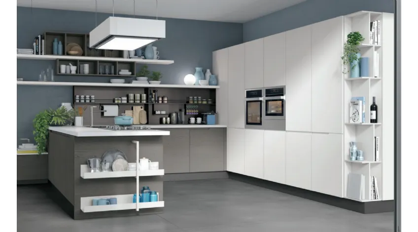 Cucina moderna Luna 05 di Lube