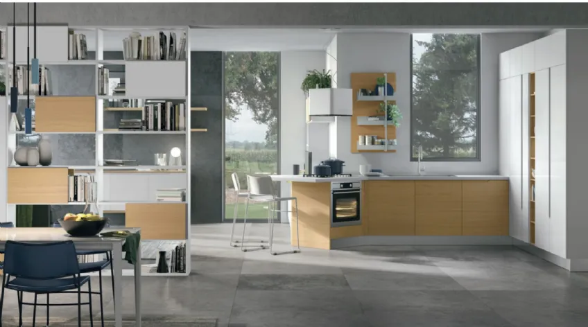 Cucina moderna Luna 08 di Lube