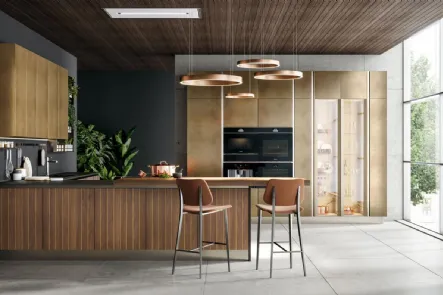 Cucina moderna Clover Design Lux 04 di Lube