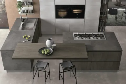Cucina moderna Clover 04 di Lube