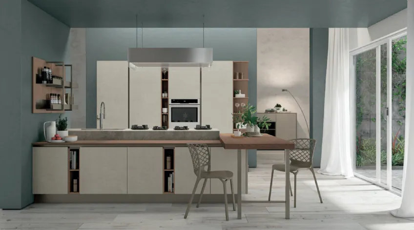 Cucina moderna Clover 03 di Lube