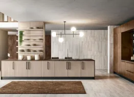 Cucina Moderna con isola Clover Design 05 di Lube