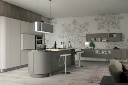 Cucina moderna Clover 05 di Lube