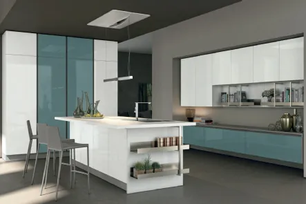 Cucina moderna Clover 06 di Lube