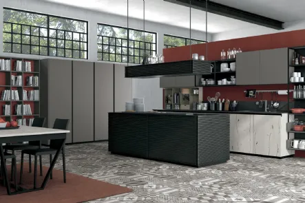 Cucina moderna Oltre 09 di Lube